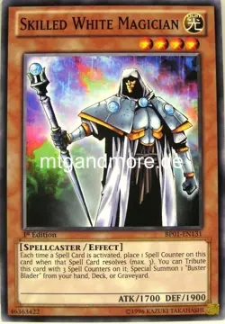 Yu-Gi-Oh 1x Skilled White Magician - - - BP01 - Battle Pack Epic Dawn - Image 1