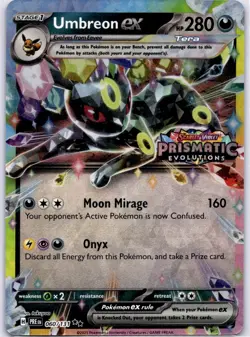 Umbreon ex - (Prismatic Evolutions Stamp) Promo Miscellaneous Cards & Products - Image 1