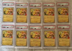 PSA10 Pikachu Promo 020/M-P McDonald's Pokemon Cards seq. no. 10 Set in Japanese - Image 1