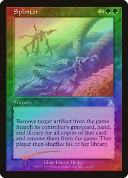 Splinter FOIL Urza's Destiny PLD Green Uncommon MAGIC GATHERING CARD ABUGames - Image 1