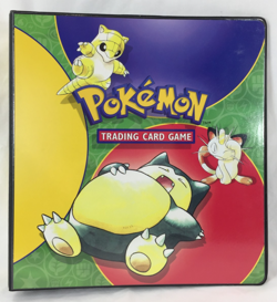 Vintage 1999 Ultra Pro WOTC Pokemon TCG 3-Ring Binder Card Holder Snorlax Meowth - Image 2