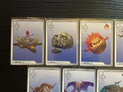 Final Fantasy 8 VIII Triple Triad Cards Lot Lv-4 Set of 9 pcs SQUARE - Image 2