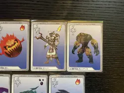 Final Fantasy 8 VIII Triple Triad Cards Lot Lv-4 Set of 9 pcs SQUARE - Image 3