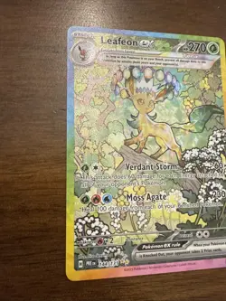 Pokemon Leafeon EX SIR Prismatic Evolutions English Card 144/131 Near Mint - Image 5