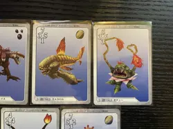 Final Fantasy 8 VIII Triple Triad Cards Lot Lv-3 Set of 7 pcs SQUARE - Image 3