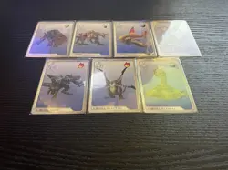 Final Fantasy 8 VIII Triple Triad Cards Lot Lv-3 Set of 7 pcs SQUARE - Image 5