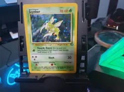 Scyther 10/64 Jungle Holo Rare Pokemon Card 1999 WOTC LP Lightly Played - Image 2