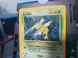 Scyther 10/64 Jungle Holo Rare Pokemon Card 1999 WOTC LP Lightly Played - Image 3
