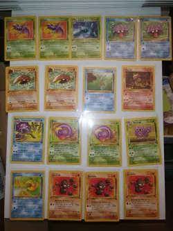 Portuguese Pokemon Cards - First Edition - Fossil Set - Lot Of 17 - Read Desc. - Image 1
