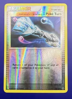 ⚡Poke Turn 118/127 Platinum Team Galactic Reverse Holo Pokemon Card LP 2009 - Image 2