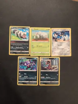 2020 Pokemon Sword &Shield/Vivid Voltage 5 Card Lot - Image 1