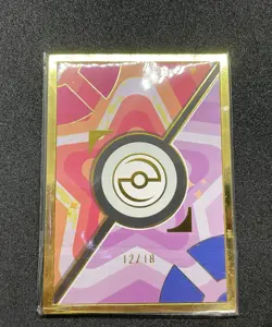 Pokemon Elf Eif Origin Gold Frame Pikachu Metal Card 12/18 Case Hit Non-TCG - Image 2