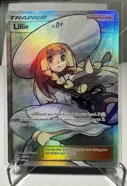 Pokemon Lillie Full Art Ultra Rare Card Sun and Moon Base Set 147/149 - Image 1