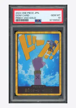 One Piece PSA 10 Don!! Card Vivi Gold 2024 PRB01 Japanese - Image 1