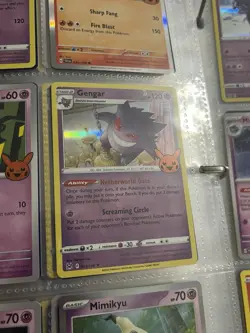Pokemon Gengar TCG Holo Rare Card Trick or Trade Halloween - Image 1