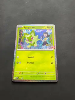 Sprigatito 191 Sv: Scarlet & Violet Promo Cards Holo - Image 1