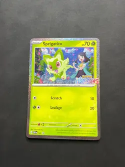 Sprigatito 191 Sv: Scarlet & Violet Promo Cards Holo - Image 2