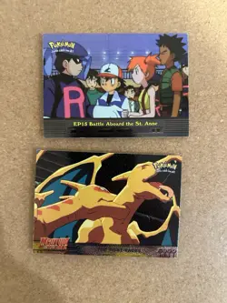 Holo Topps Animated Pokemon Card Lot Vintage WOTC - Image 1