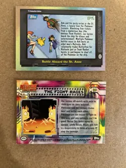 Holo Topps Animated Pokemon Card Lot Vintage WOTC - Image 2