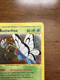 Butterfree Holo Rare Pokemon Expedition Card 5/165 (near mint condition) - Image 3