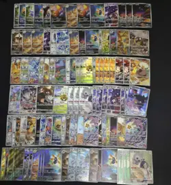 100 Lot Pokemon TCG Chinese Card CHR AR Slither Veluza Iron A5 SQ - Image 1