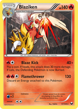 Blaziken 17/108 Rare Holo | Dark Explorers | Pokemon Card - Image 1