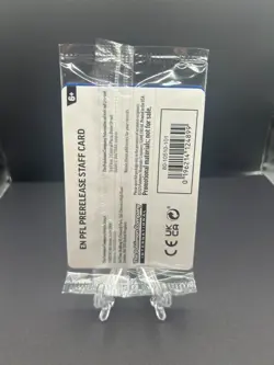 Pokemon TCG SEALED Phantasmal Flames Prerelease STAFF Promo Pack 4 Cards - Image 2