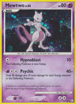 Mewtwo 11/146 Rare Holo | Legends Awakened | Pokemon Card - Image 1