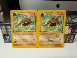 Kabuto 50/62 1st Edition Fossil Set Pokemon WOTC Card Played! - Image 1