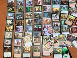Whole COMMANDER Magic Deck MTG - Rishkar Peema Renegade mono GREEN ELVES ELF Fun - Image 3