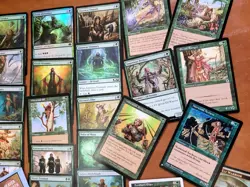 Whole COMMANDER Magic Deck MTG - Rishkar Peema Renegade mono GREEN ELVES ELF Fun - Image 5