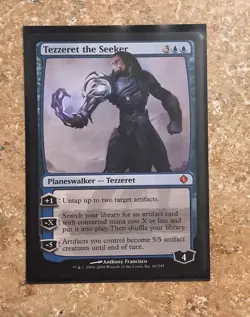 Tezzeret the Seeker Planeswalker - Tezzeret Magic the Gathering 60/249 Anthony F - Image 1