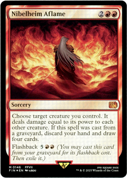 Nibelheim Aflame Foil - 0146 - Final Fantasy - MTG - NM/M - Image 1