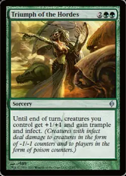 MTG Triumph of the Hordes, Light Play, English New Phyrexia - Image 1