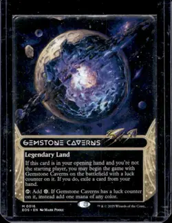 2025 Magic MTG Gemstone Caverns Edge of Eternities Mythic #0016 - Image 1
