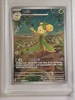 PSA grade 9 Pokemon TCG Dolliv 200/198 Scarlet & Violet Base Illustration - Image 2