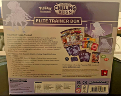 Pokemon Chilling Reign ETB - Shadow Rider - 1 Owner - Sealed, Tear in Wrap - Image 5