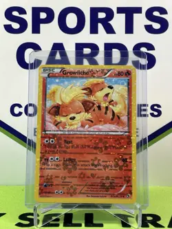 Pokemon Growlithe RC4/RC25 Legendary Treasures “Radiant Collection” - Image 1