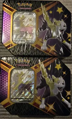 Pokemon TCG: Shining Fates V Tins Lot of 2 Tins - SEALED Boltund - Image 1