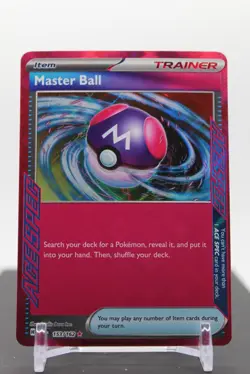 Master Ball 153/162 Holo - Pokemon SV05: Temporal Forces - Image 1
