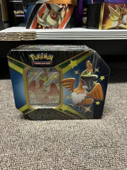 NEW! Pokemon TCG Shining Fates Tin - Cramorant V - Factory Sealed 820650829505 - Image 1