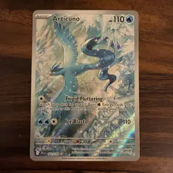 Pokemon TCG Articuno Journey Together Illustration Rare 161/159 NM Condition - Image 1