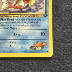 Pokemon TCG WoTC Misty's Magikarp 88/132 Gym Challenge Vintage Near Mint NM+ - Image 5