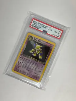 2000 Pokemon Dark Alakazam Team Rocket 1st Edition Holo PSA 10 - Perfect! - Image 1