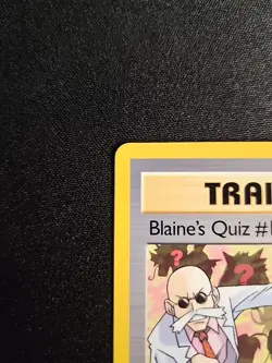 Blaine's Quiz #1 97/132 Trainer Gym Heroes LP Rare - Image 2