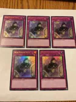 Non-Fusion Area 1st Edition Ultra Rare MAMA-EN095 Yu-Gi-Oh! Set Of 5 - Image 1
