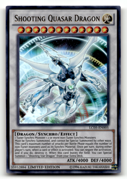 Shooting Quasar Dragon LC05-EN005 Ultra Rare Legendary Collection 5D's LP - Image 1