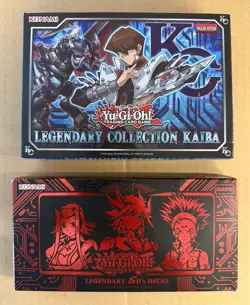 Yu-Gi-Oh TCG Legendary Collection Kaiba Booster Box + Legendary 5D’s Decks Box - Image 1