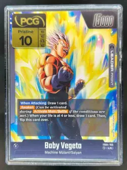 2024 Dragon Ball Fusion World Super Baby 2 Baby Vegeta Alternate Art #FB04-103 - Image 2
