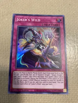 Yu-Gi-Oh! joker's wild mint super rare KICO-EN007 - Image 1